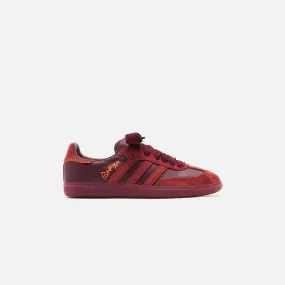 adidas Consortium x Jonah Hill Samba - Maroon / Noble Maroon / Ecru Tint