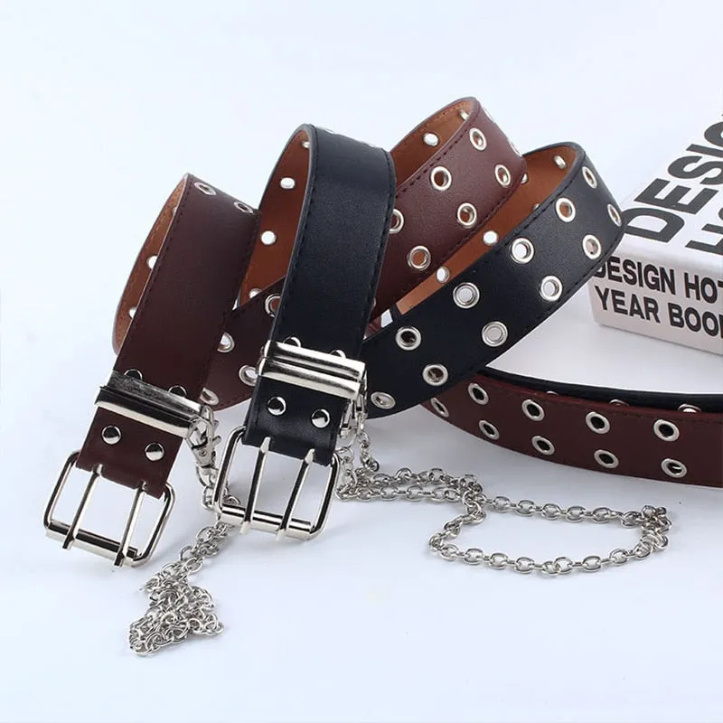 BLA Punk Pu Leather Belt