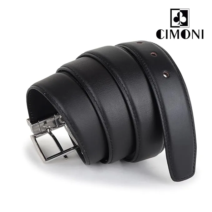 CIMONI® Premium Genuine Leather men Belt for casual & formal (1 Year Gurantee)