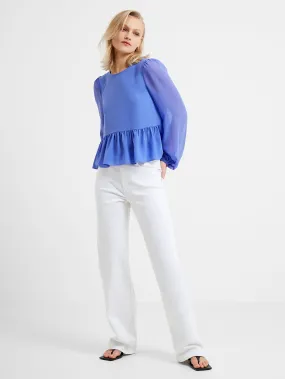 Crepe Light Georgette Peplum Top