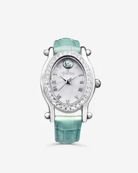 Croton Ladies "Ballroom" Birthstone Watch with Mother of Pearl Dial