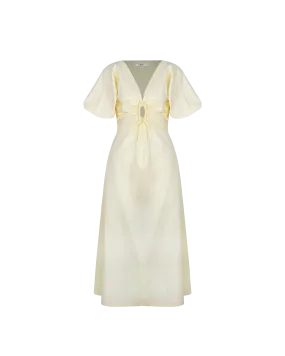 DONOVAN TIE DRESS BUTTER