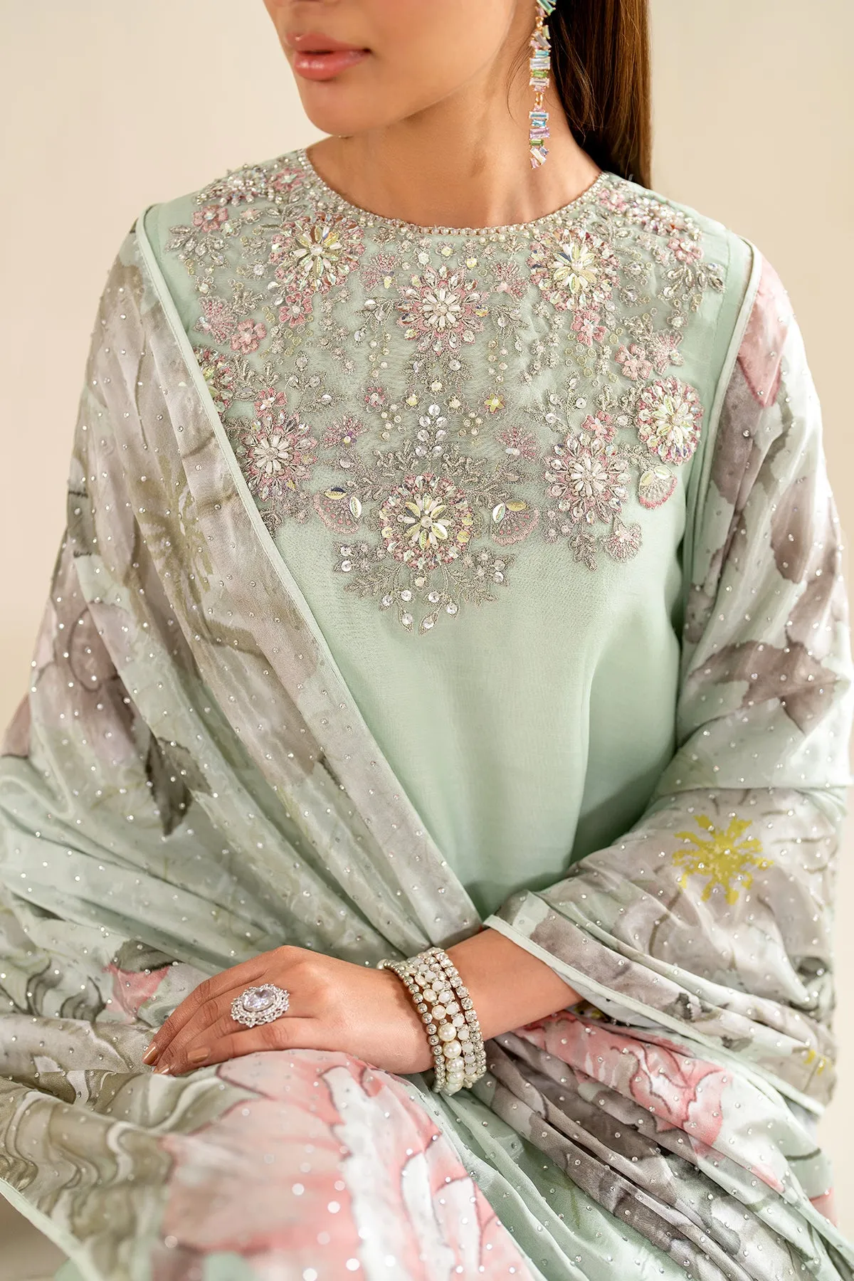 EMBROIDERED CHIFFON PR-920