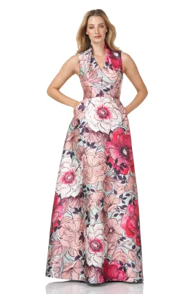 Floral Printed Gown