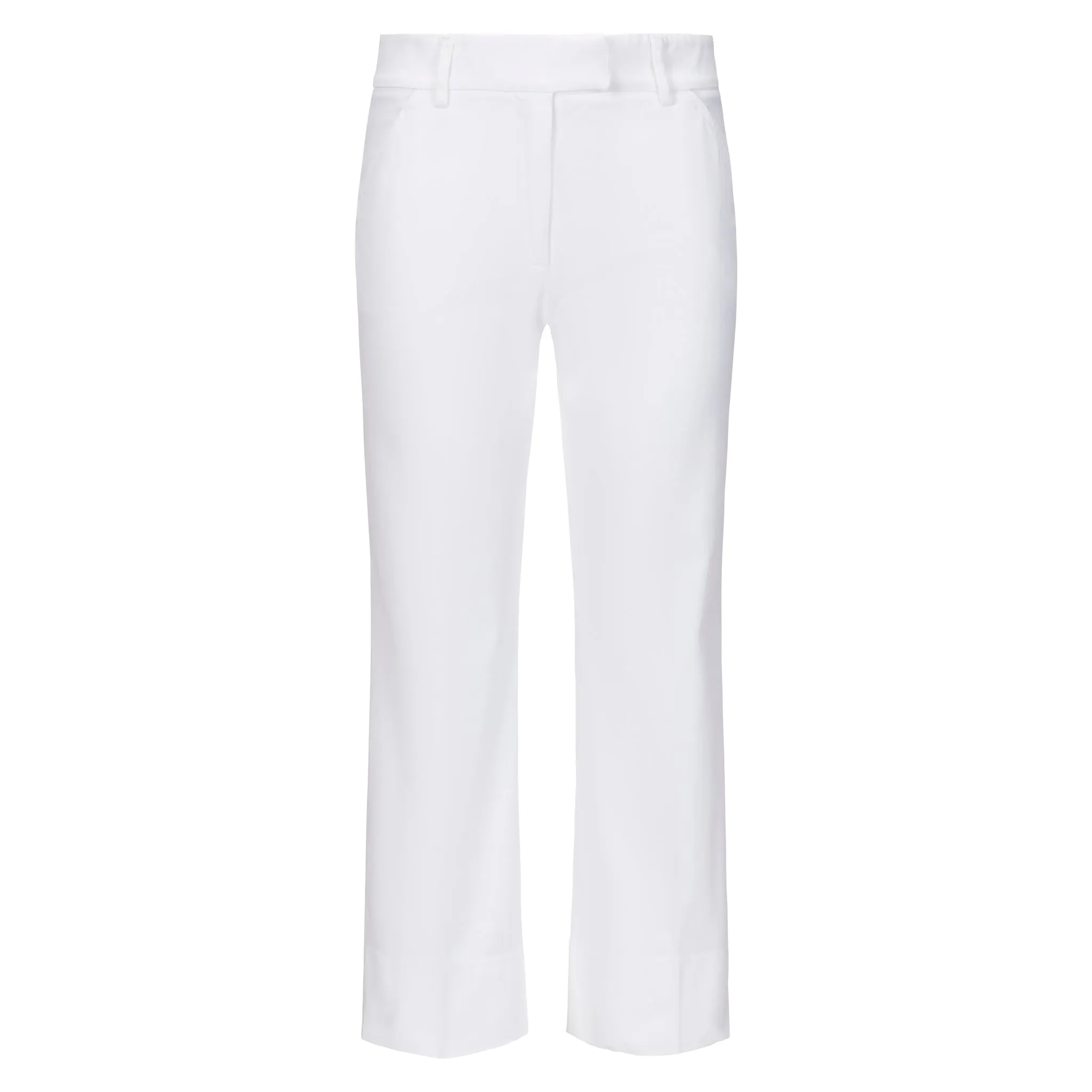 Giada Cotton Trouser - White