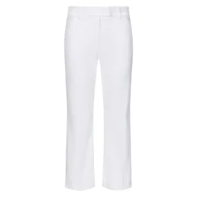 Giada Cotton Trouser - White