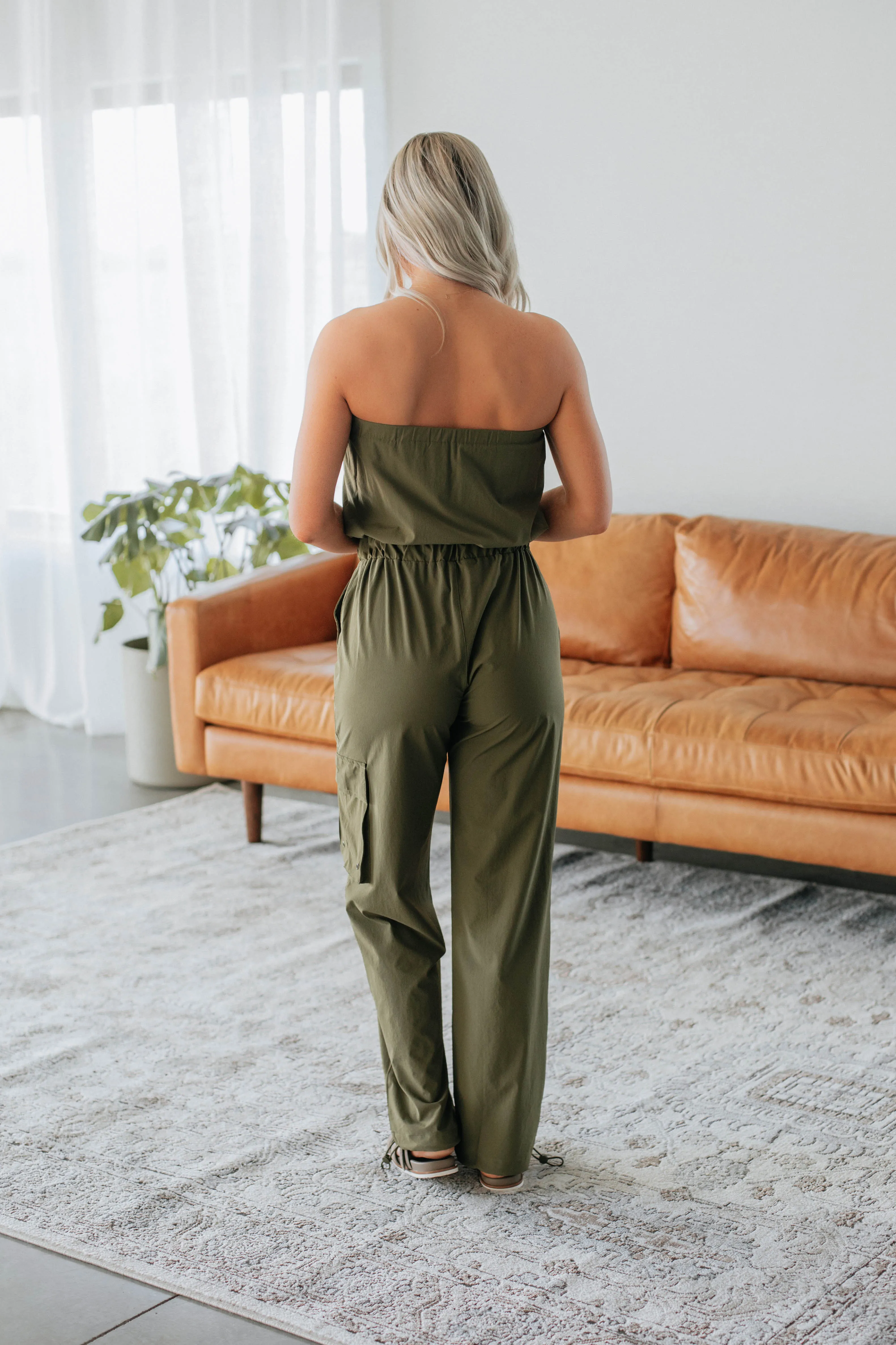 Kamari Active Jumpsuit - Dark Olive