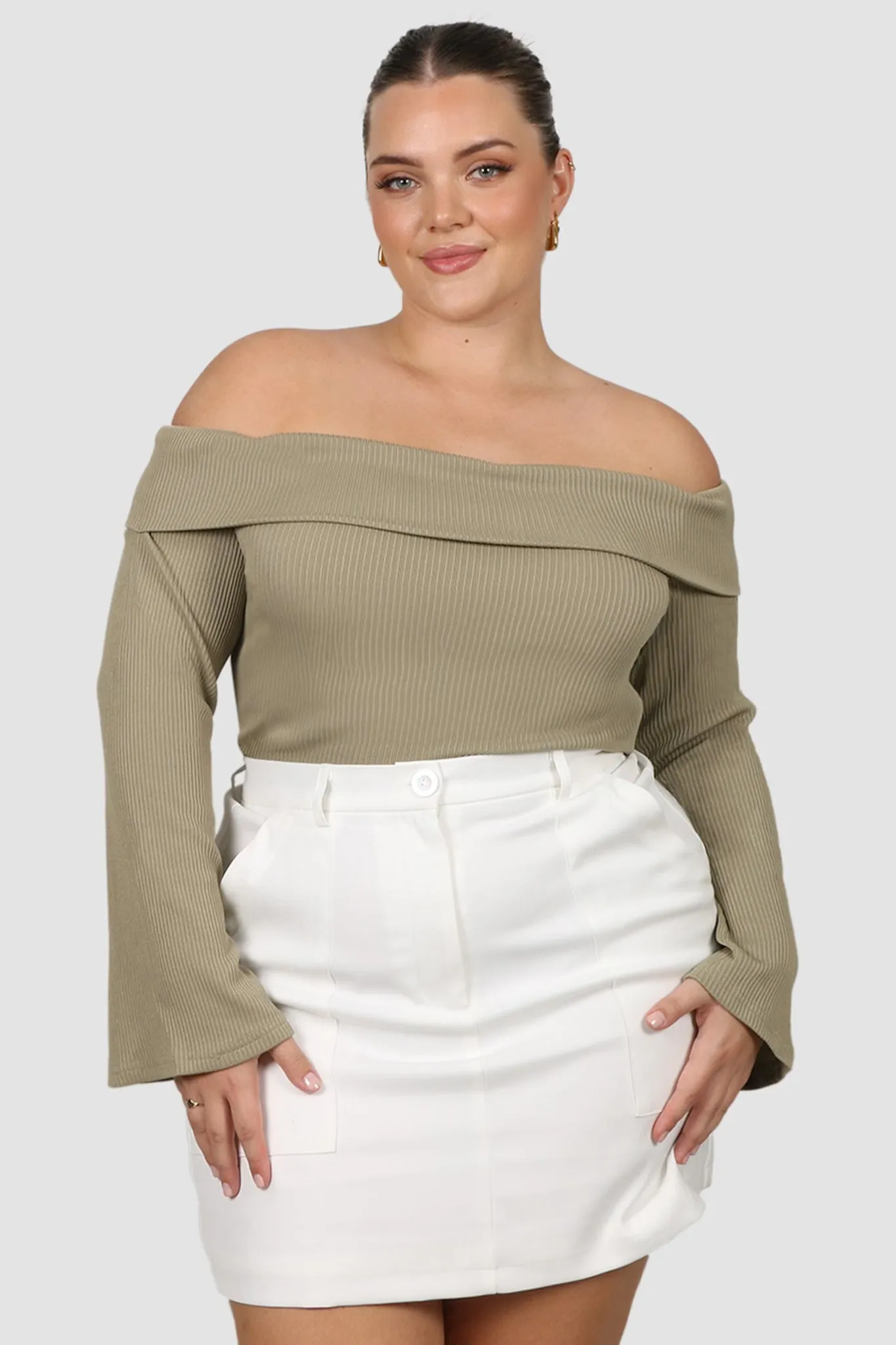 LOWEN TOP KHAKI