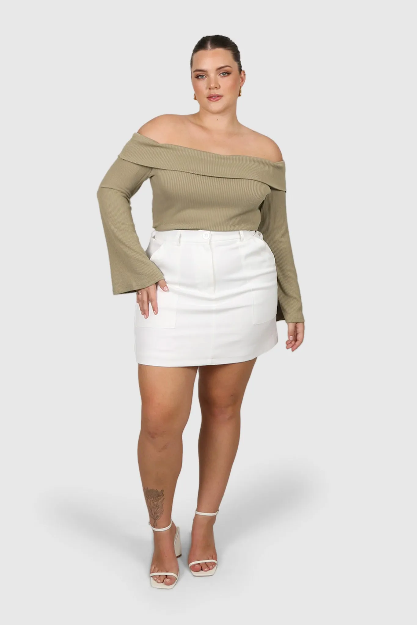 LOWEN TOP KHAKI