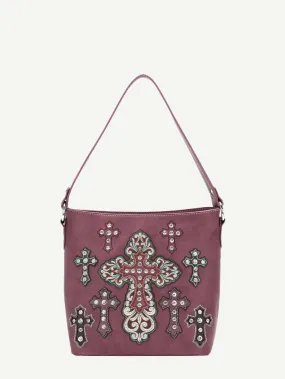 Montana West Embroidered Spiritual Concealed Carry Hobo