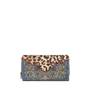 MW1213-W010 Montana West Embroidered Collection Wallet