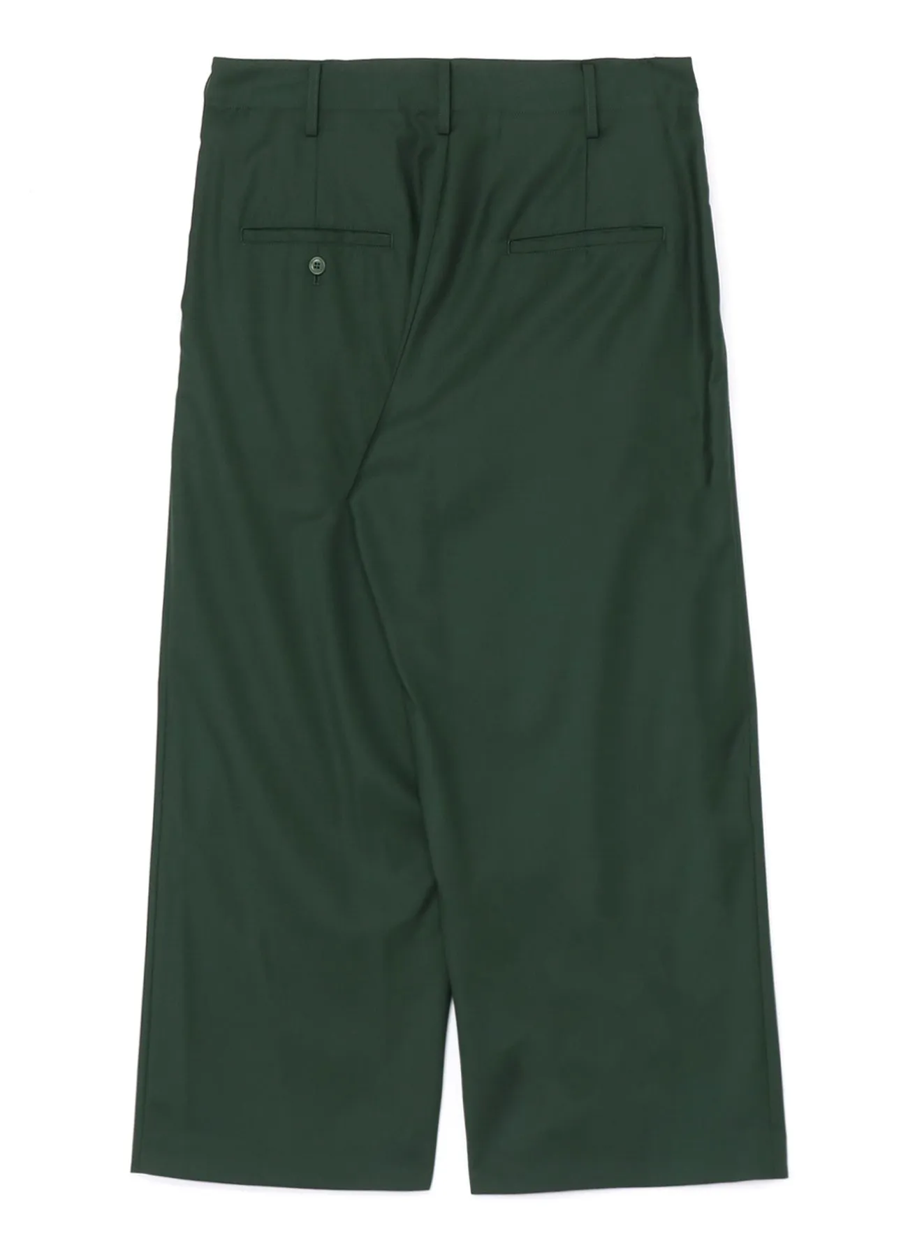 PE/RY CLEAR TWILL 2-TUCK WIDE STRAIGHT PANTS