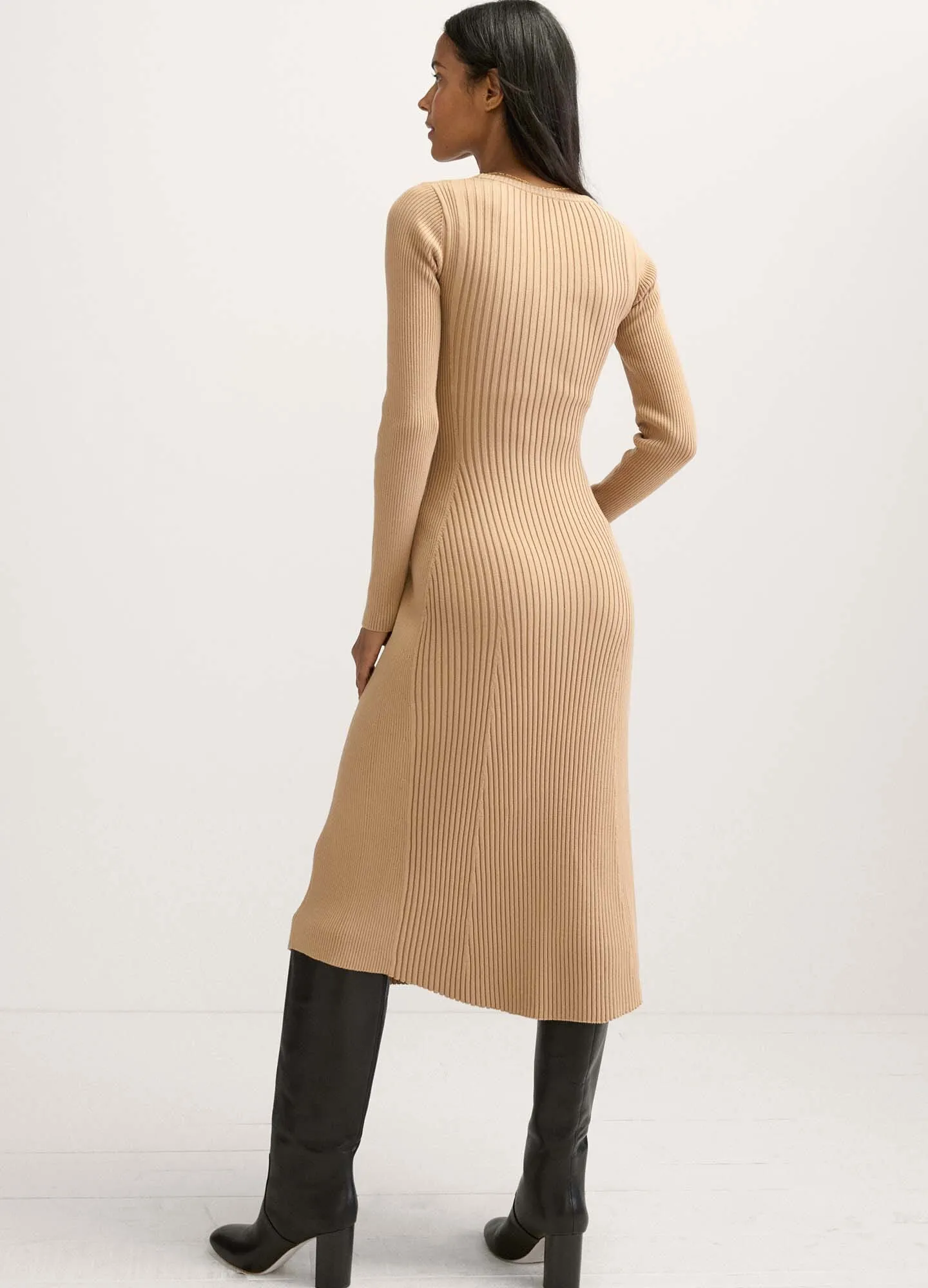 The Dasha Rib Knit Dress