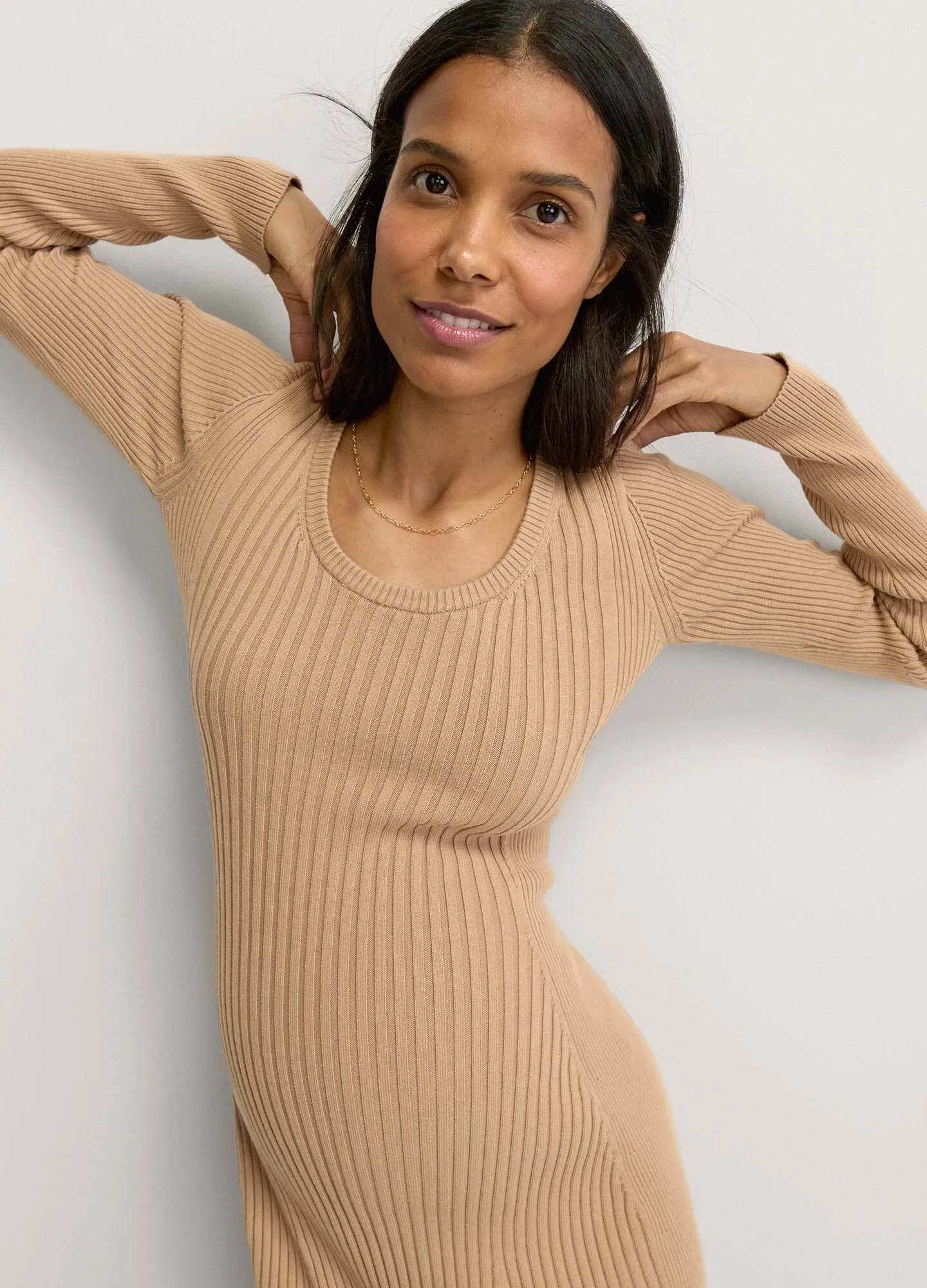 The Dasha Rib Knit Dress