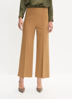 Wide Leg Culotte Pants