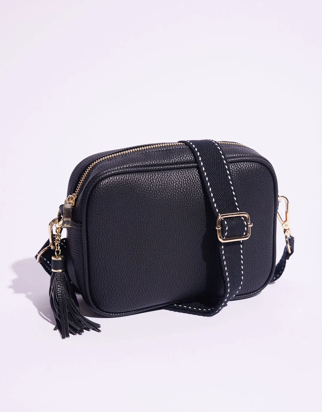 Zoe Crossbody Bag - Black on Black